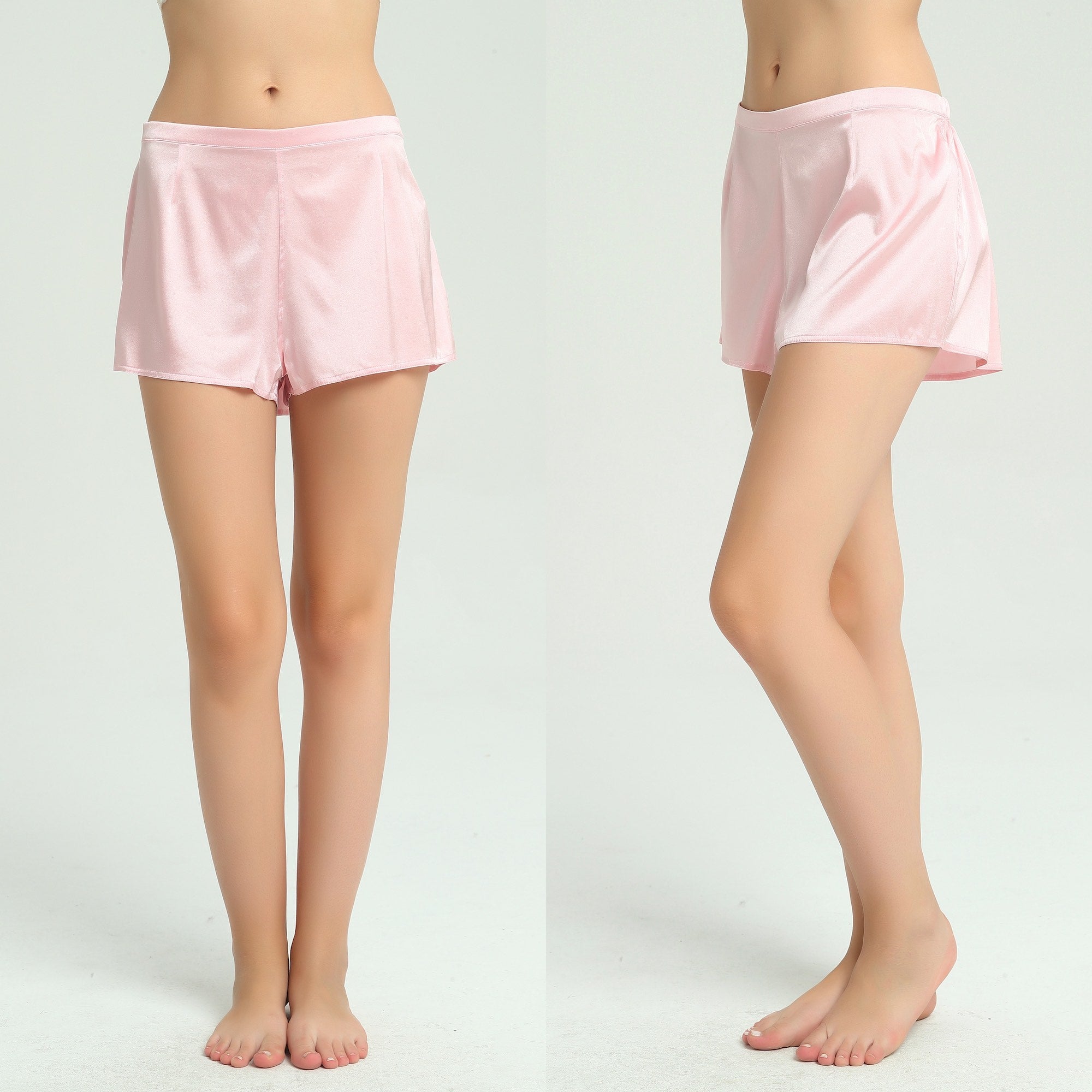 Pink Silk French Knicker Boxers