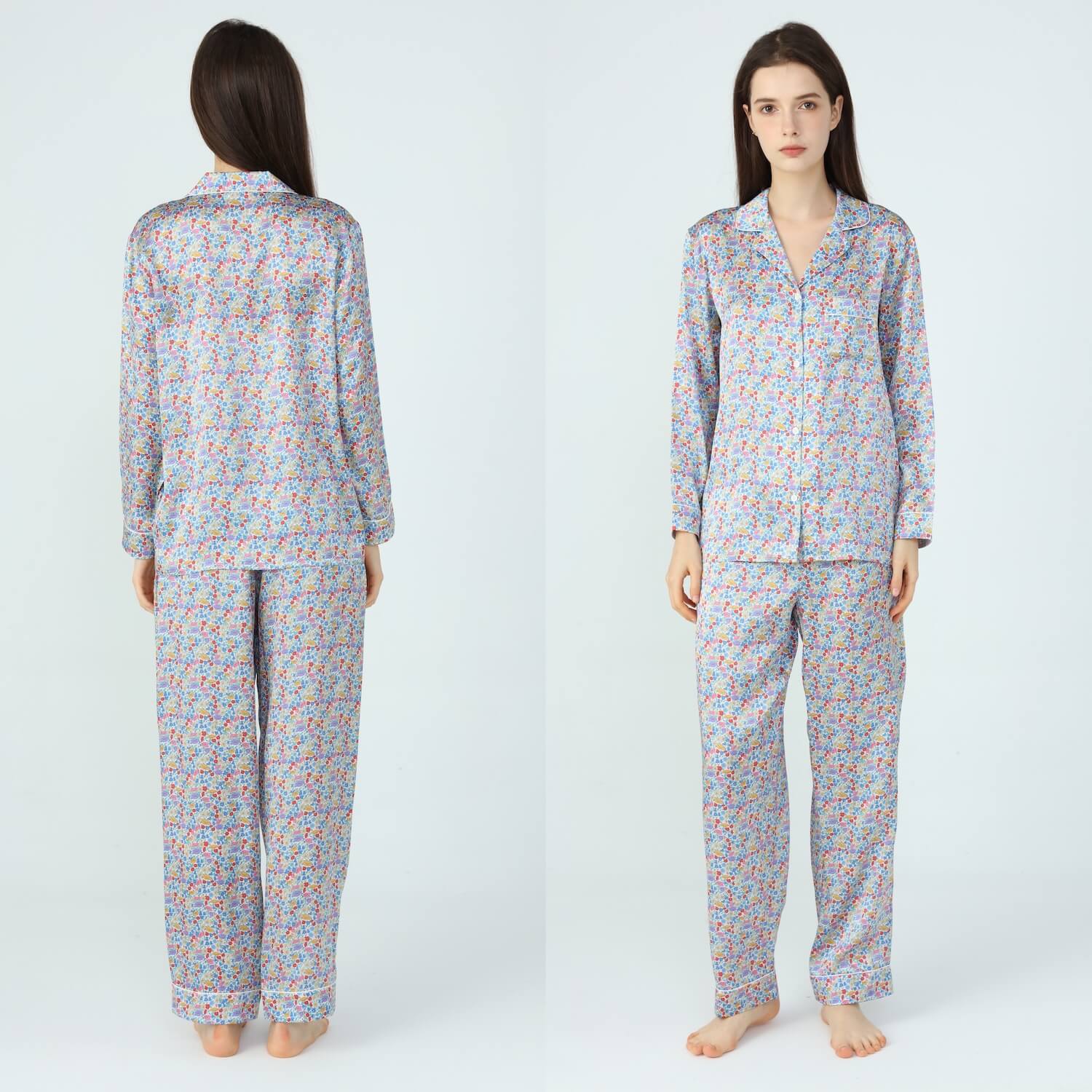 Women’s Liberty Poppy Park Silk Pyjamas