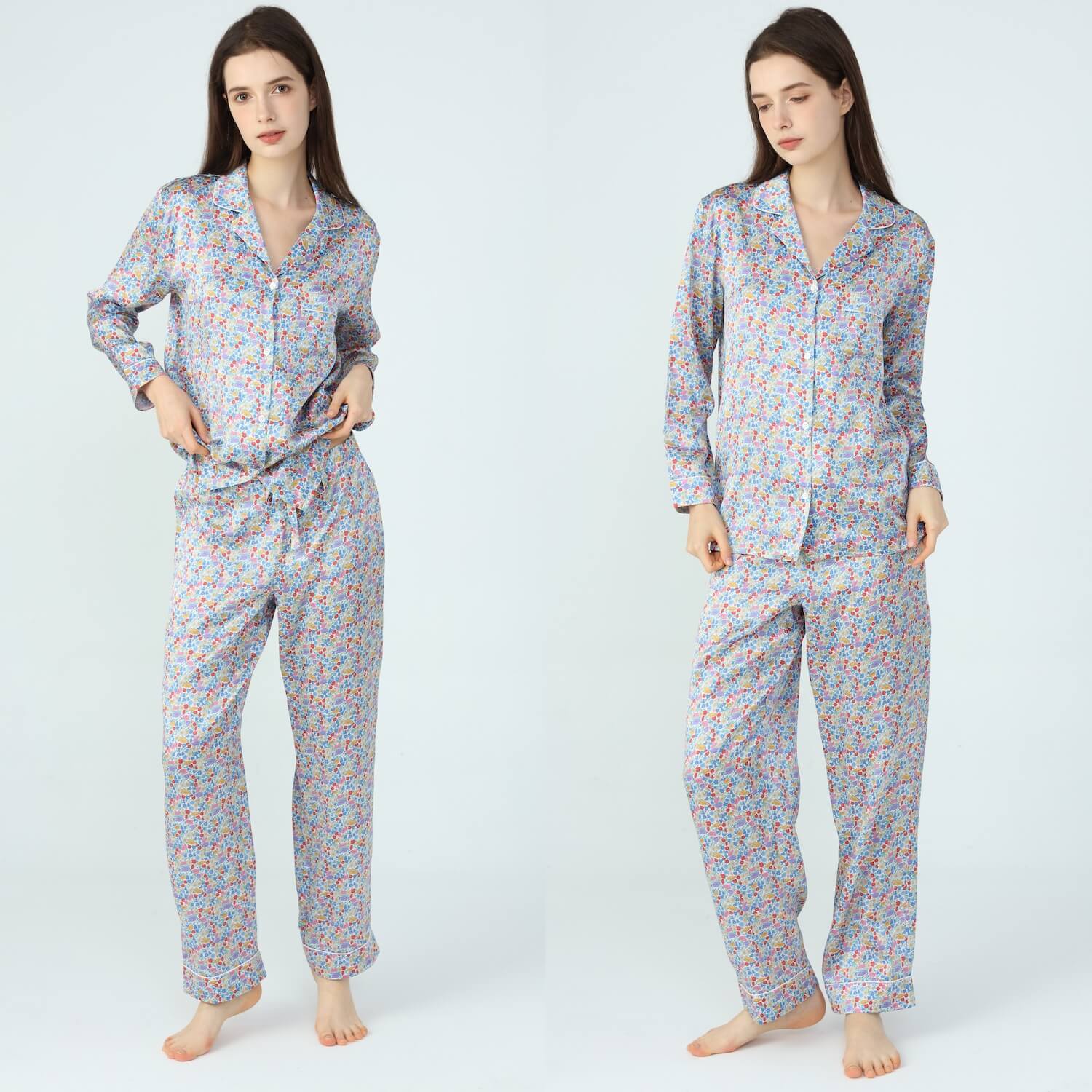 Women’s Liberty Poppy Park Silk Pyjamas