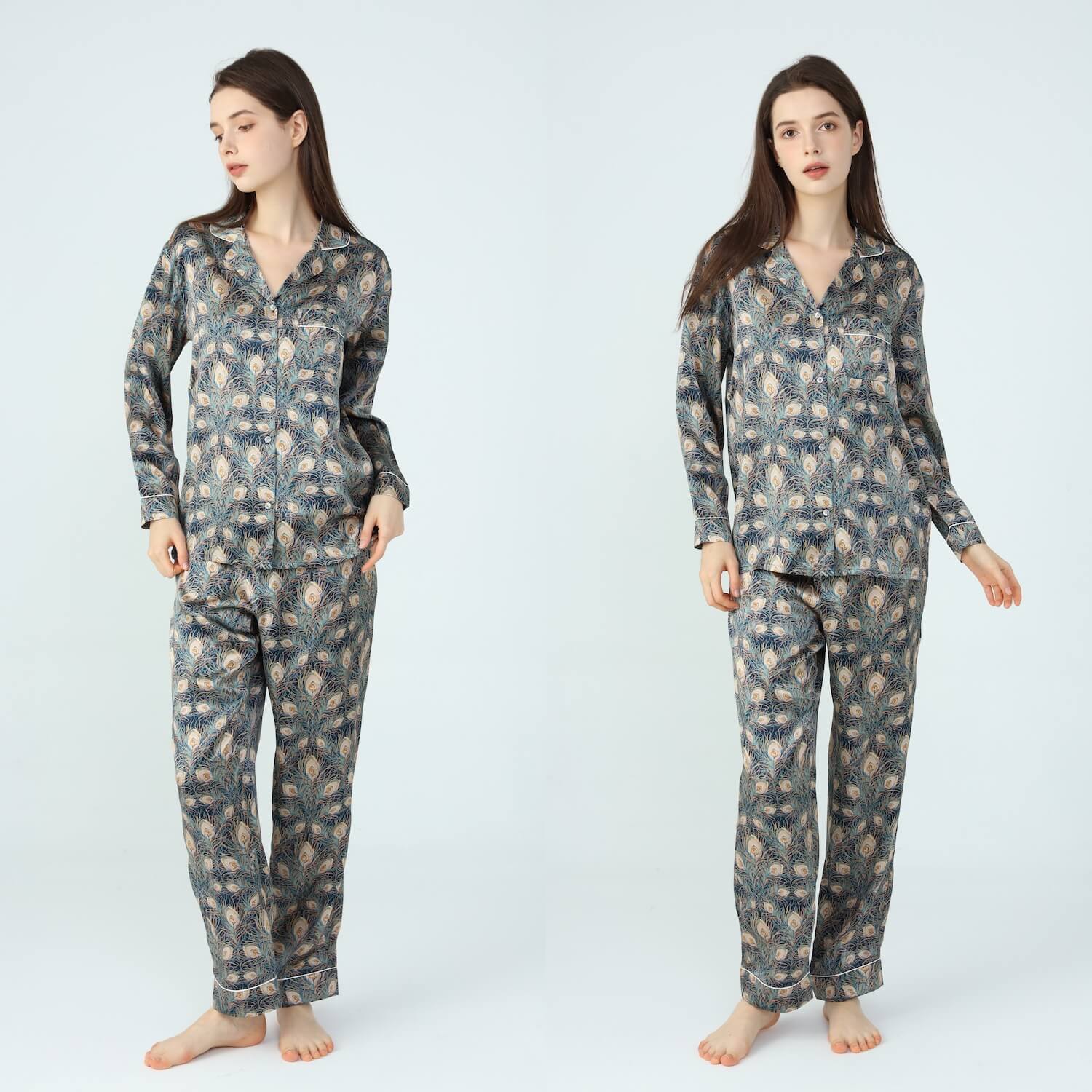 Women’s Liberty Juno Feather Silk Pyjamas