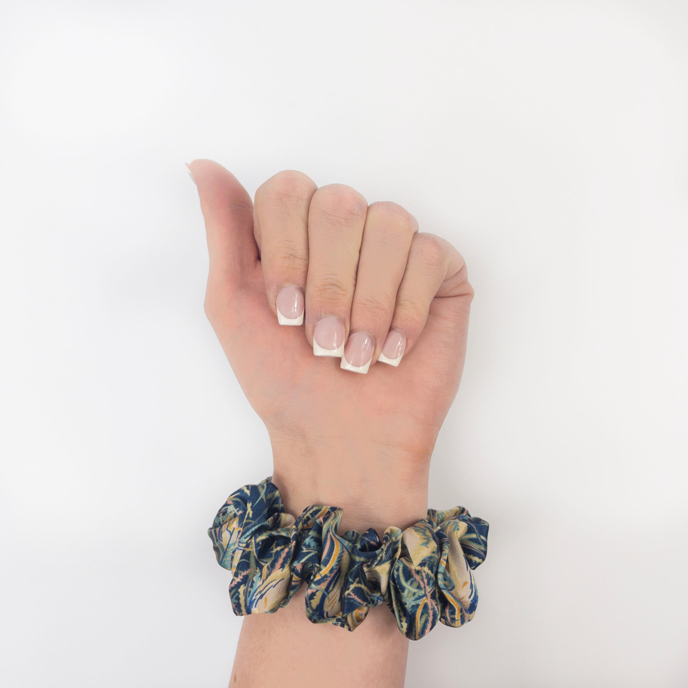 Liberty Fabric Silk Scrunchie