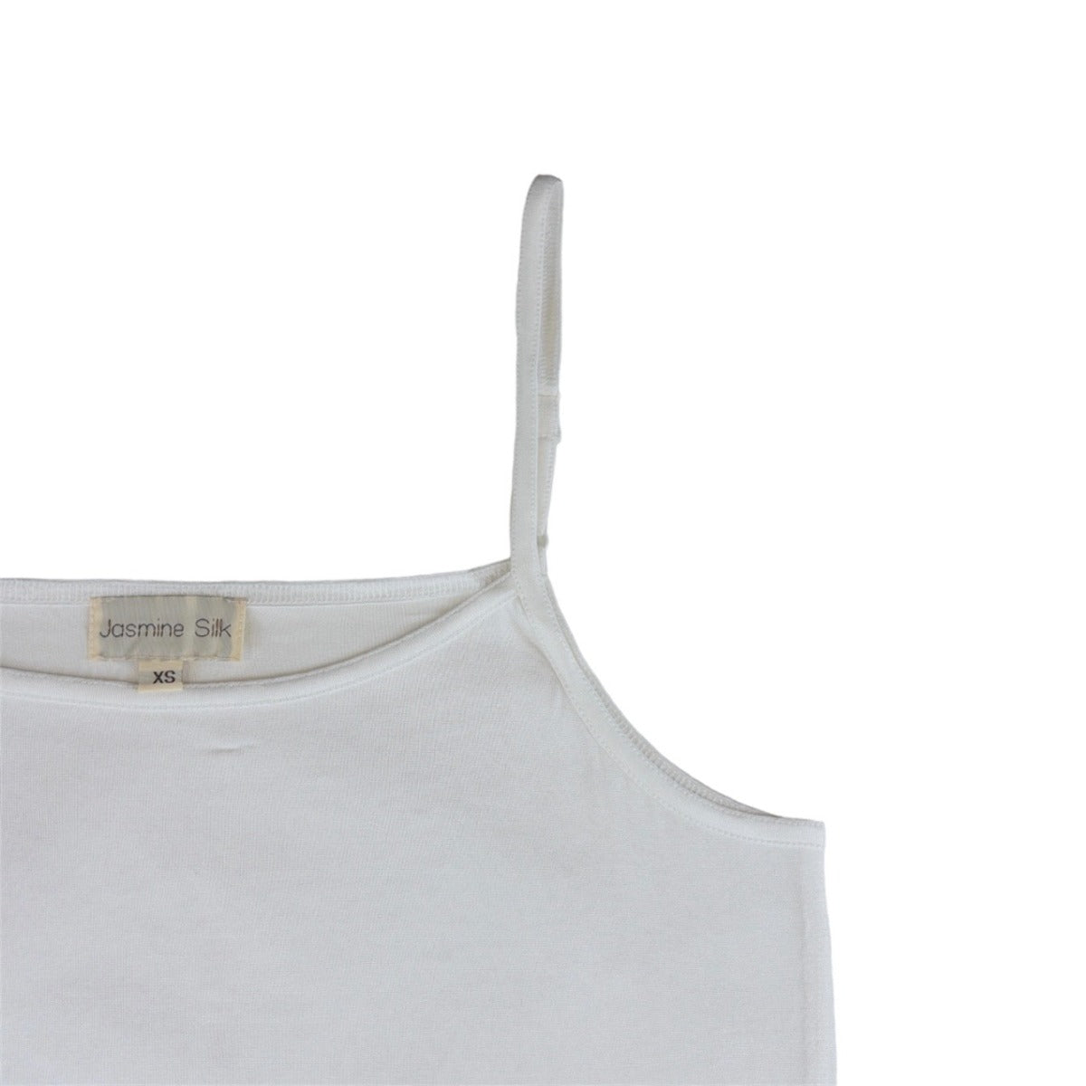 Ladies Ivory Silk Thermal Camisole Vest
