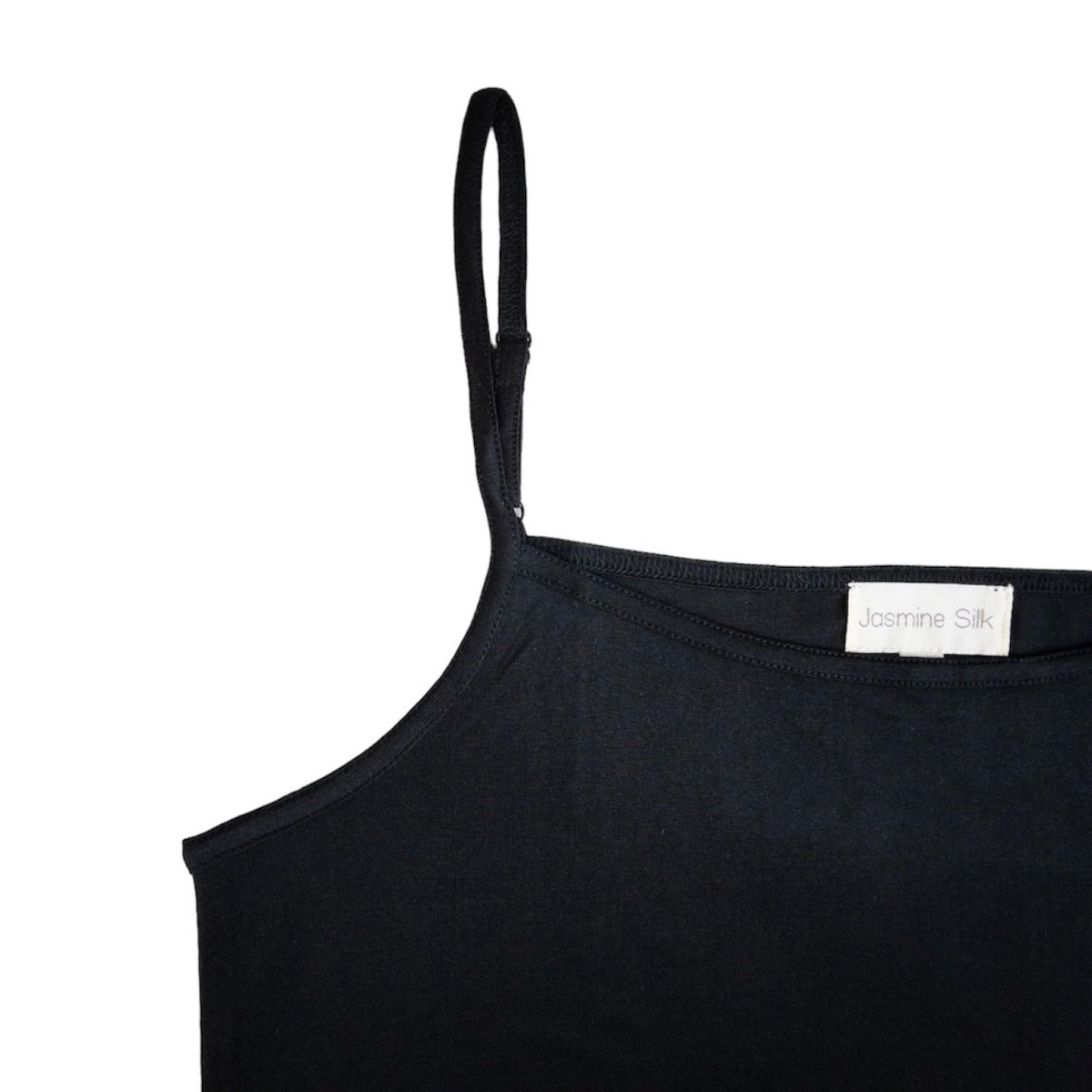 Black Knitted Silk Nightie