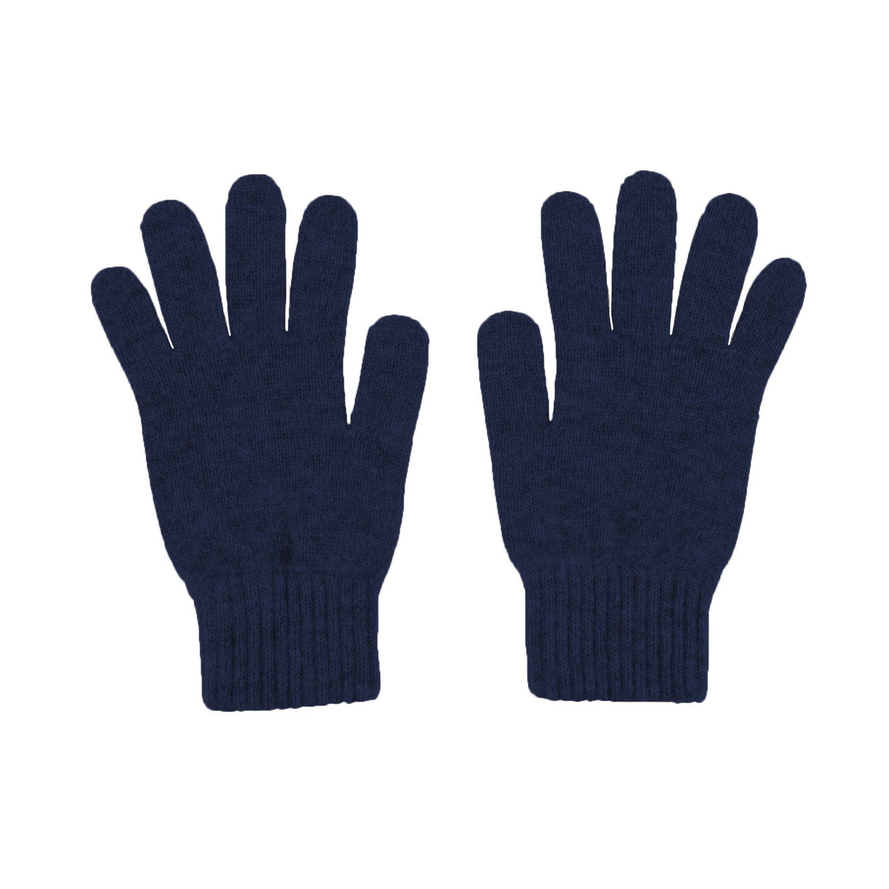Mens Pure Cashmere Gloves Navy