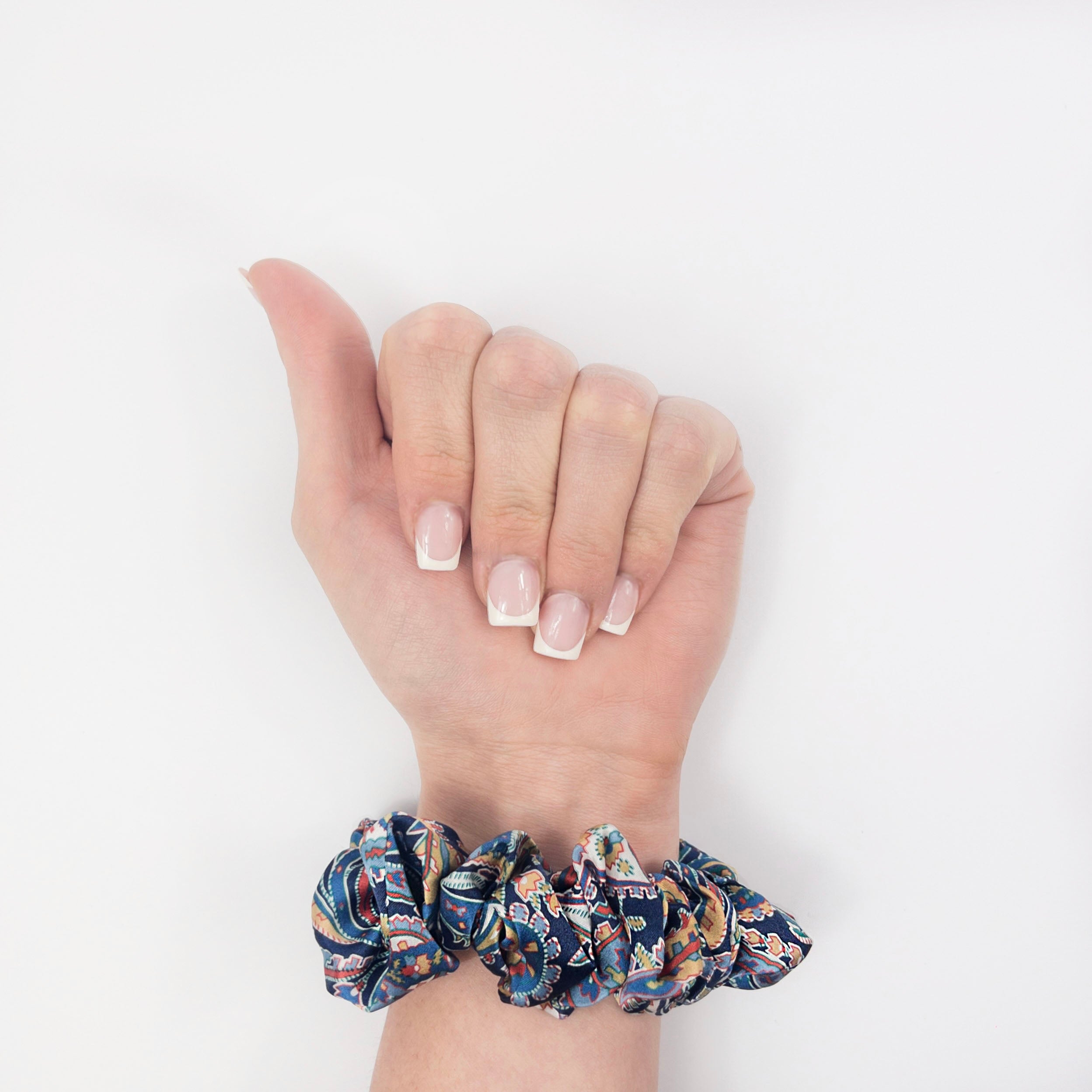 Liberty Fabric Silk Scrunchie