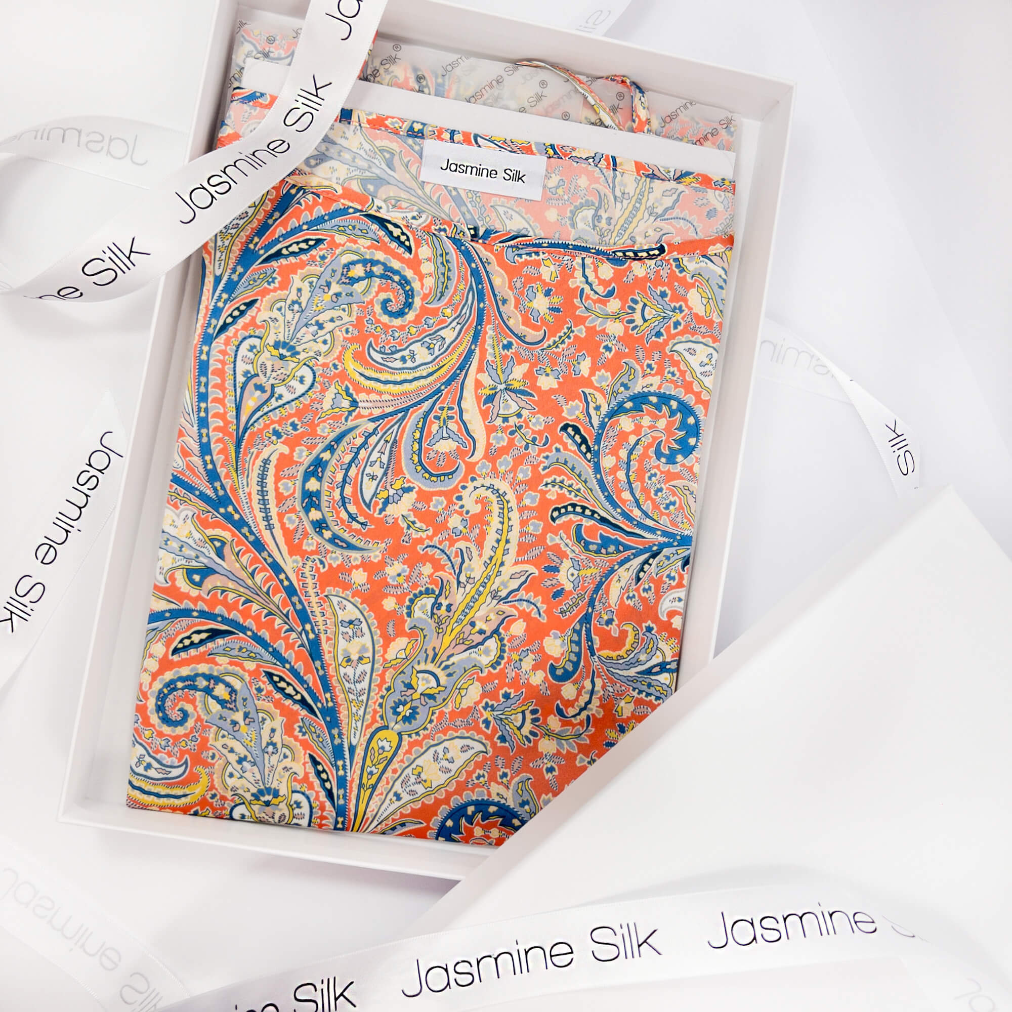Women’s Liberty Great Missenden Orange Silk Nightie