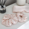 Silk Pillow Scrunchie Pale Champagne