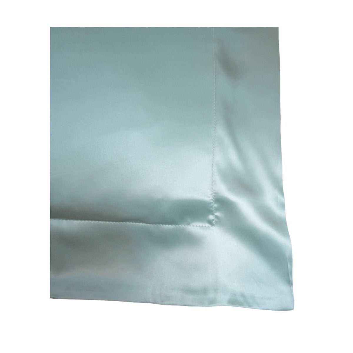 Duck Egg Oxford Boudoir Silk Pillowcase
