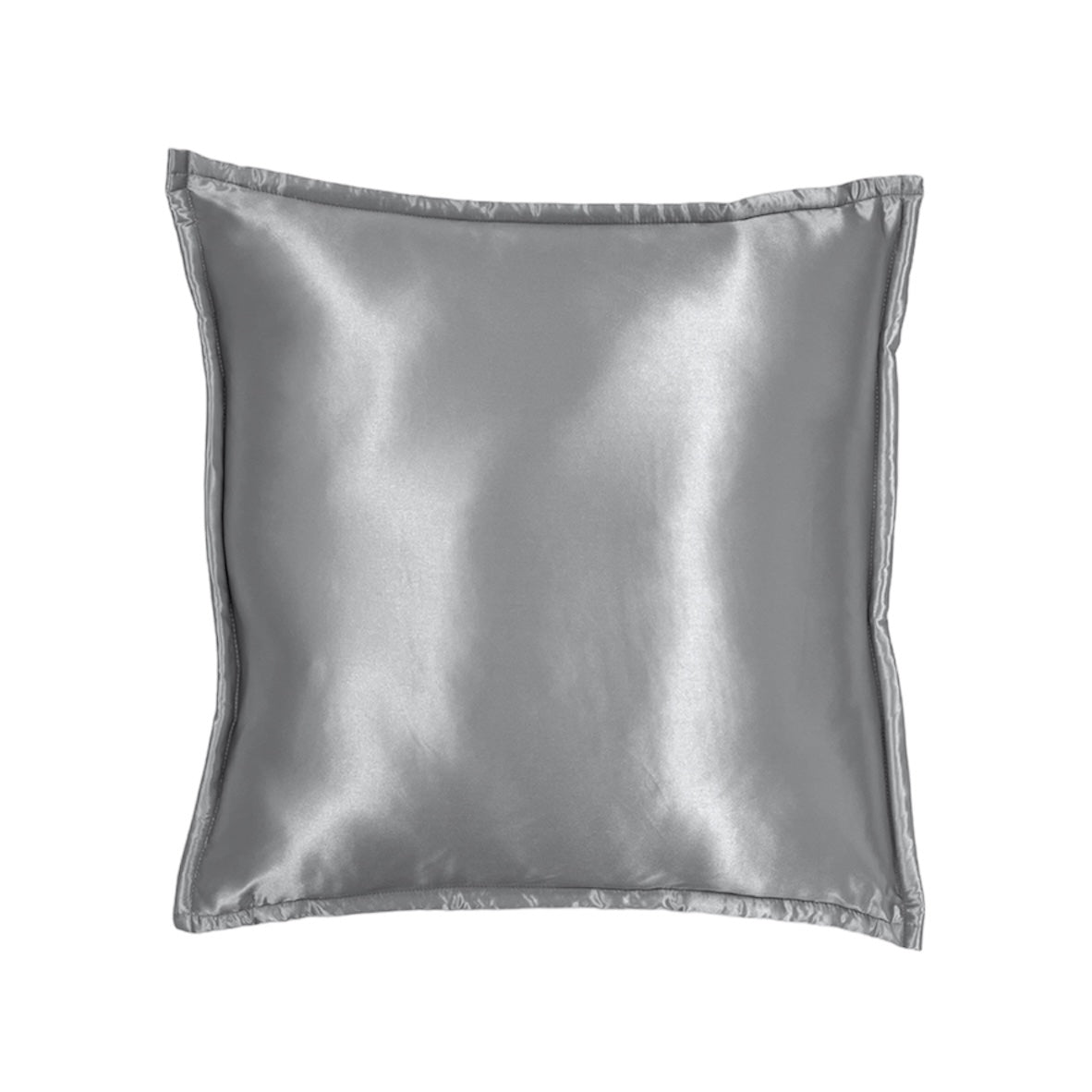 Grey Pure Silk Cushion
