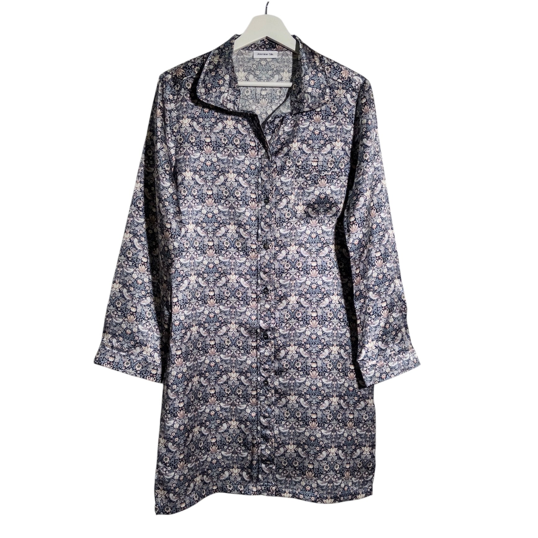 Women’s Liberty Strawberry Thief 005a Silk Nightshirt