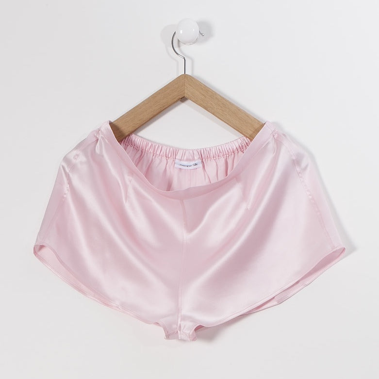 Pink Silk French Knicker Boxers