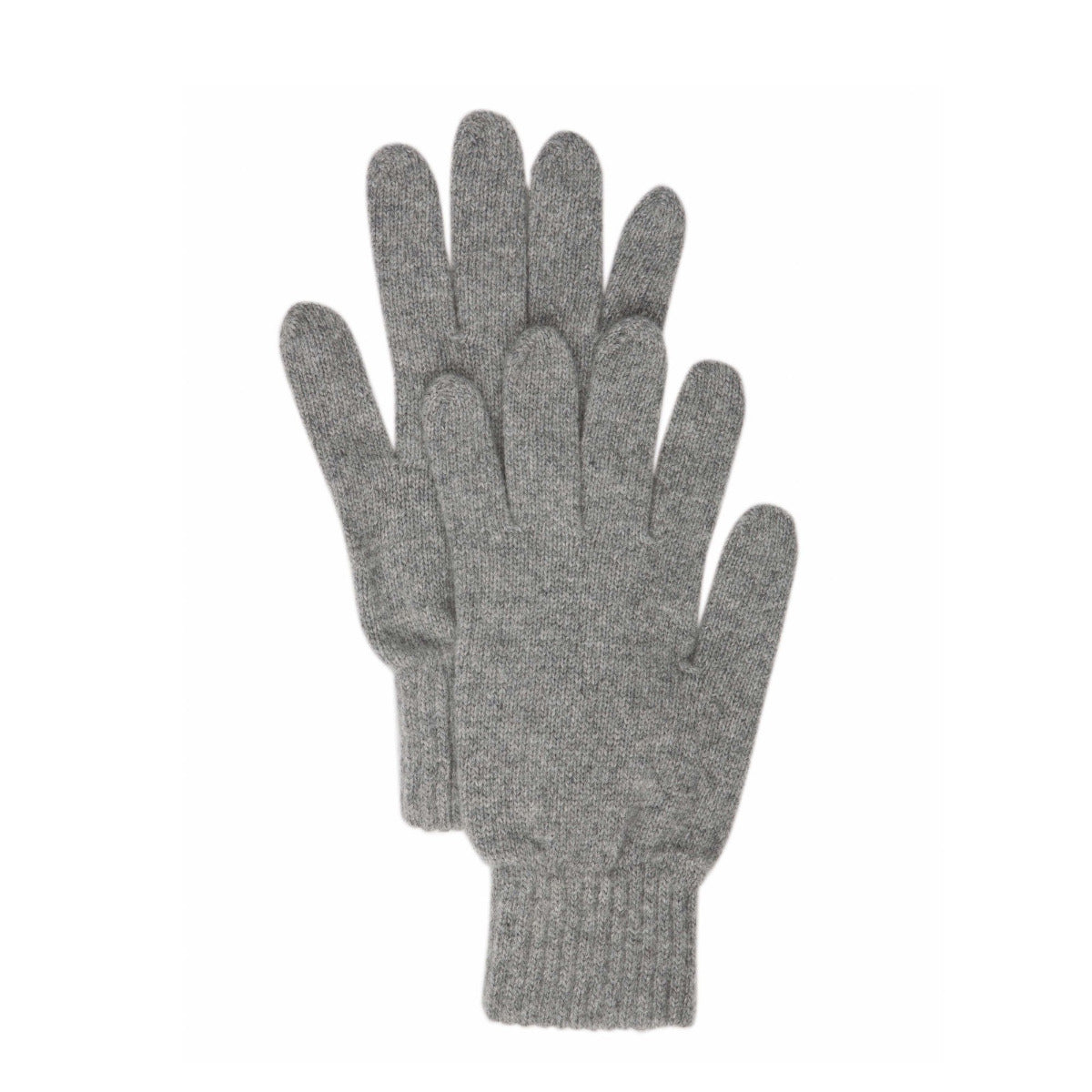 Ladies Pure Cashmere Gloves Light Grey