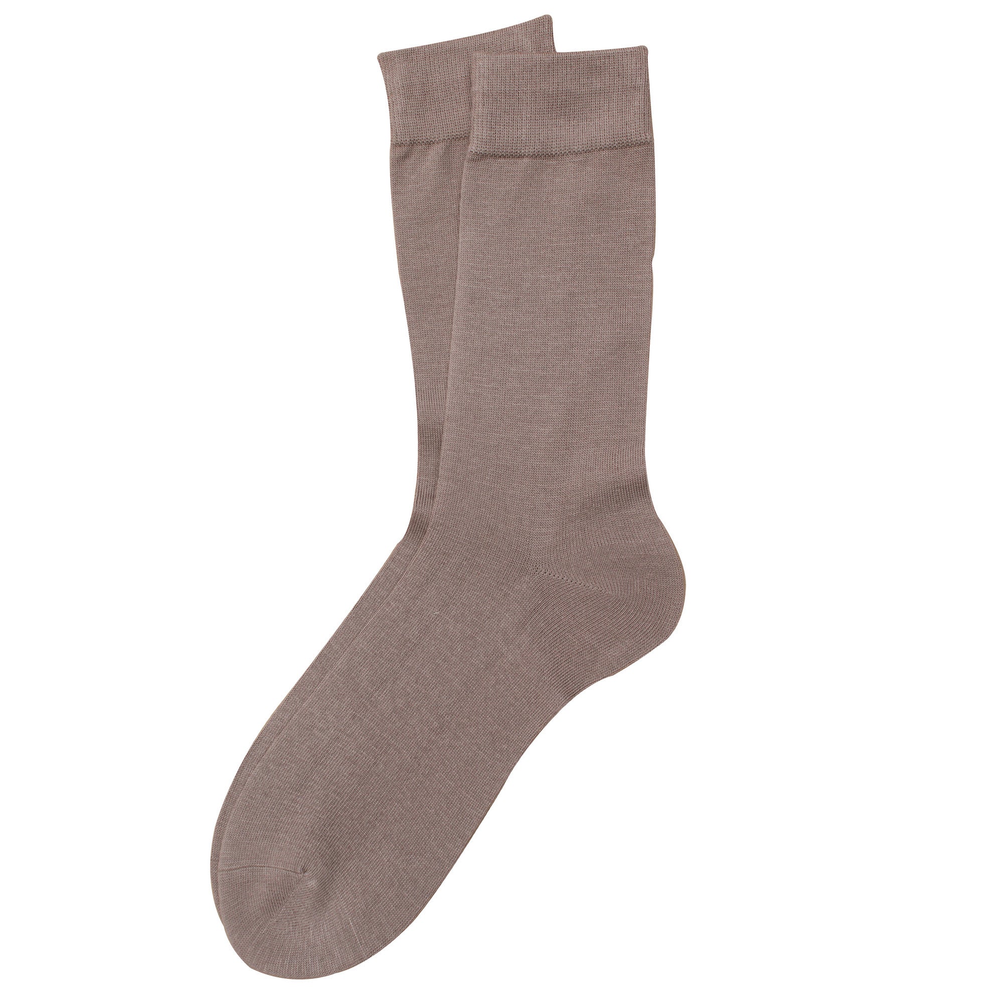 3 Pairs of Men's Supersoft Pure Bamboo Socks Taupe