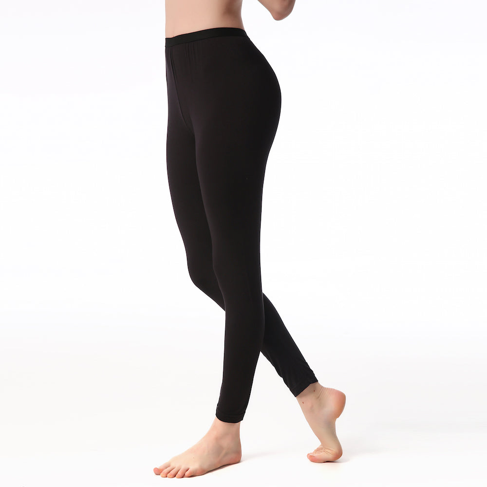 Ladies Modal Thermal Long Johns - Black