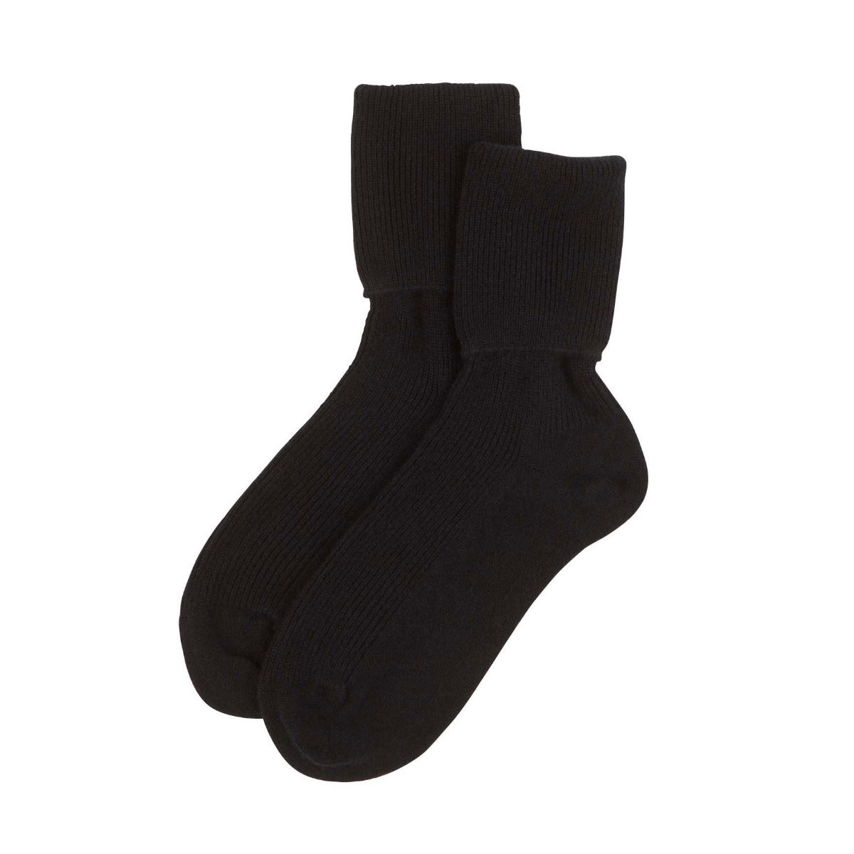 Ladies Cashmere Socks Black