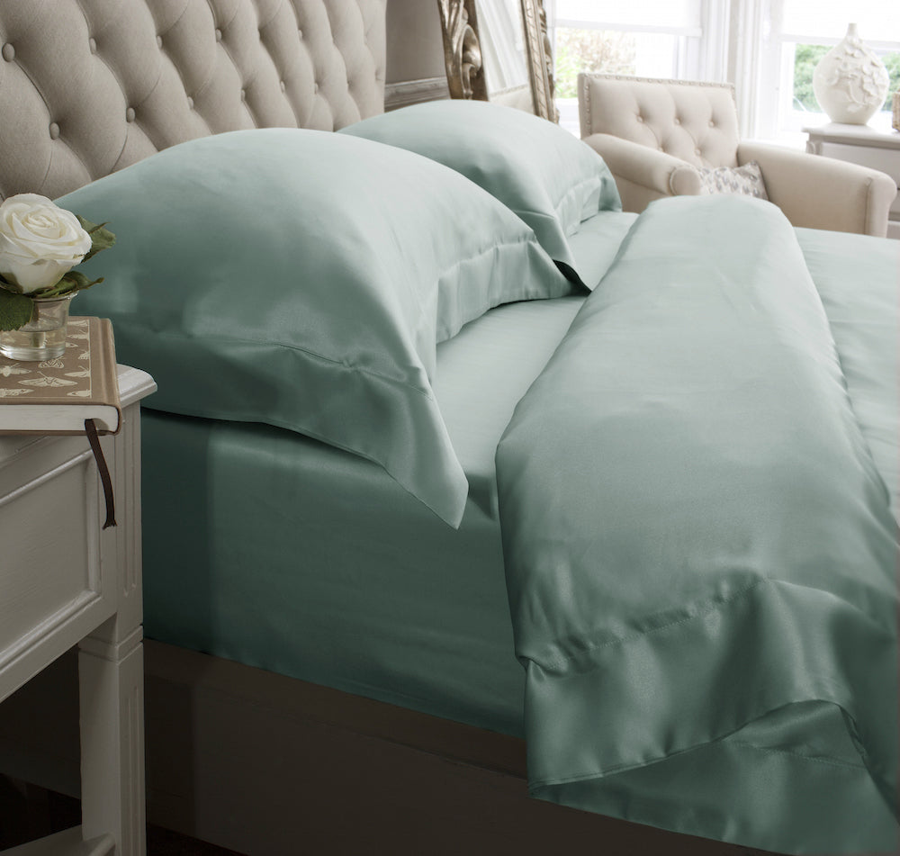 19 Momme Duck Egg 3PCs Silk Duvet Cover Set