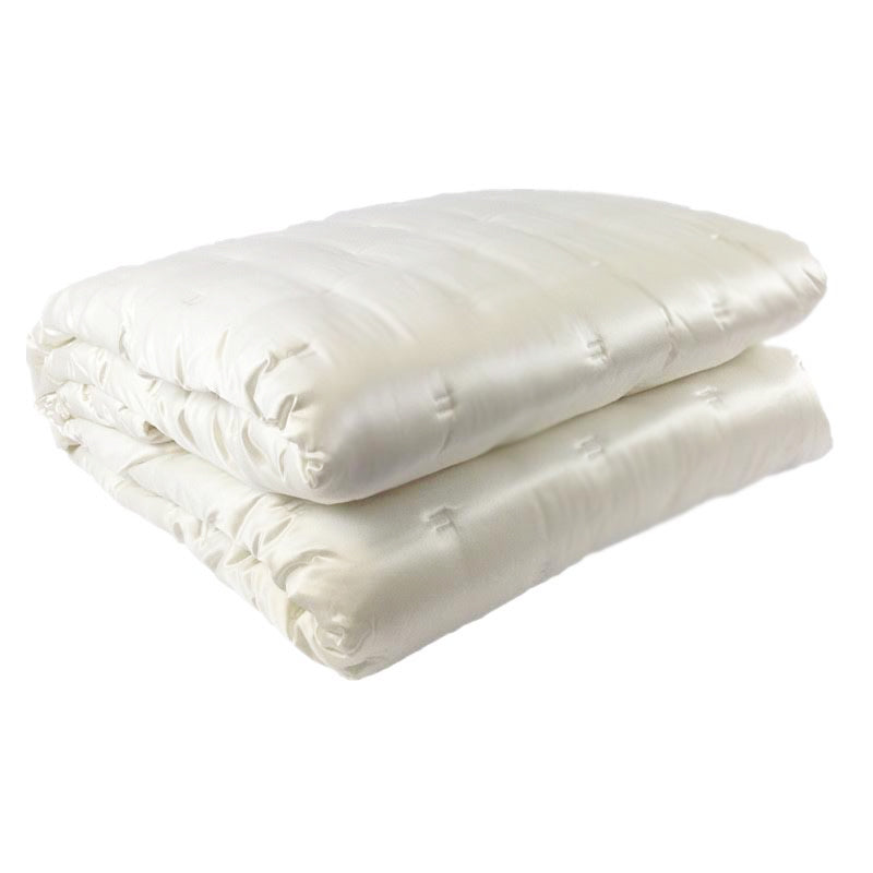 Ivory Silk Bedspread