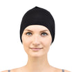 Pure Silk Sleep Cap - Suitable for Chemo & Hair Loss Black