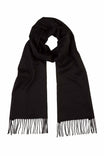 Pure Cashmere Scarf Black