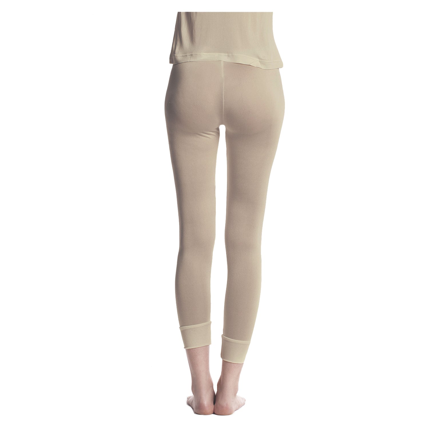 Ladies Pure Silk Nude Thermal Long Johns