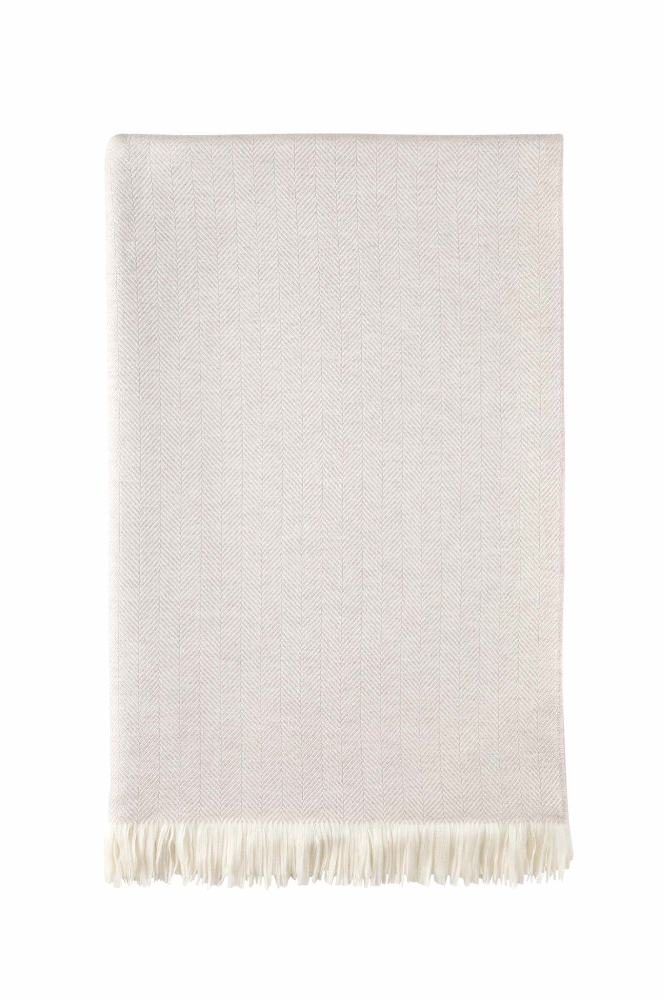 Herringbone Merino Bed Throw