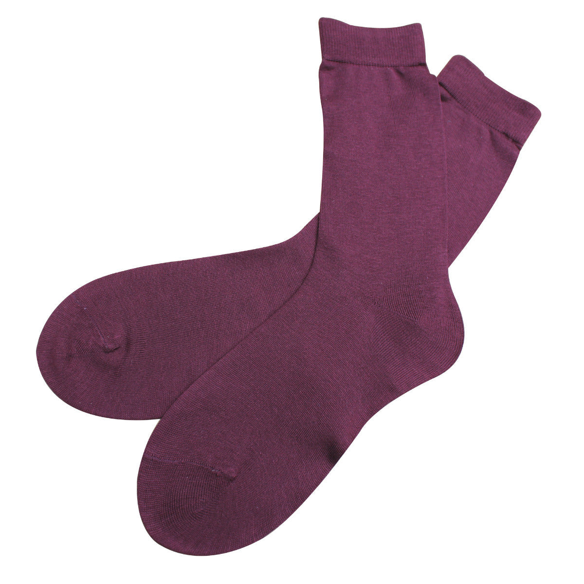 Ladies Silk, Evening & Thermal Socks Burgundy