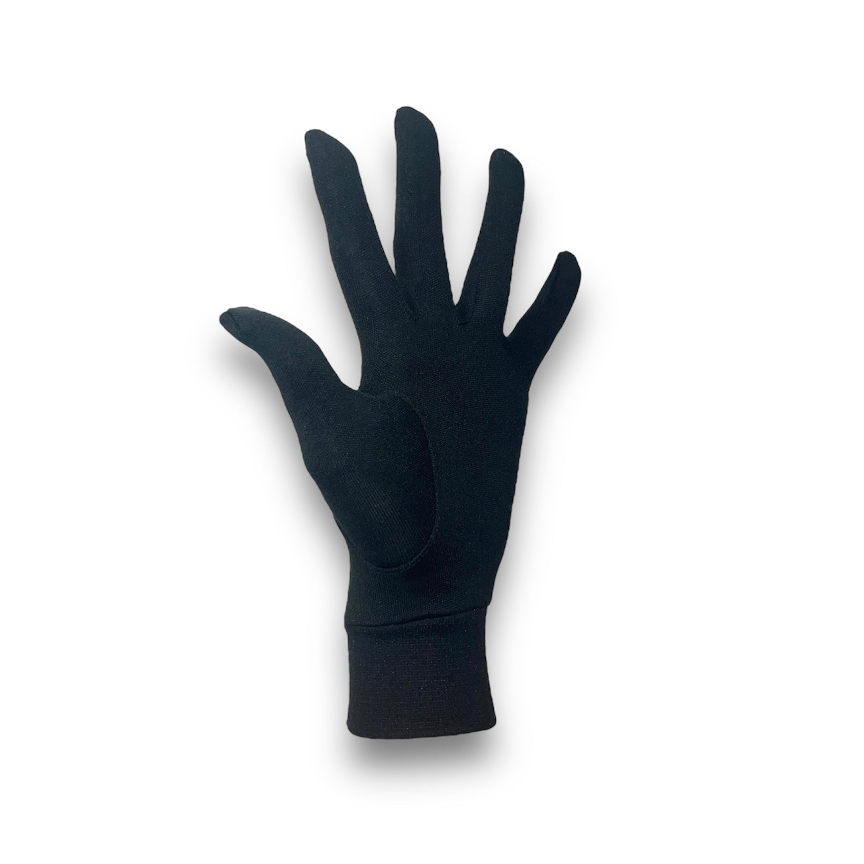 Silk Gloves Liner - Black