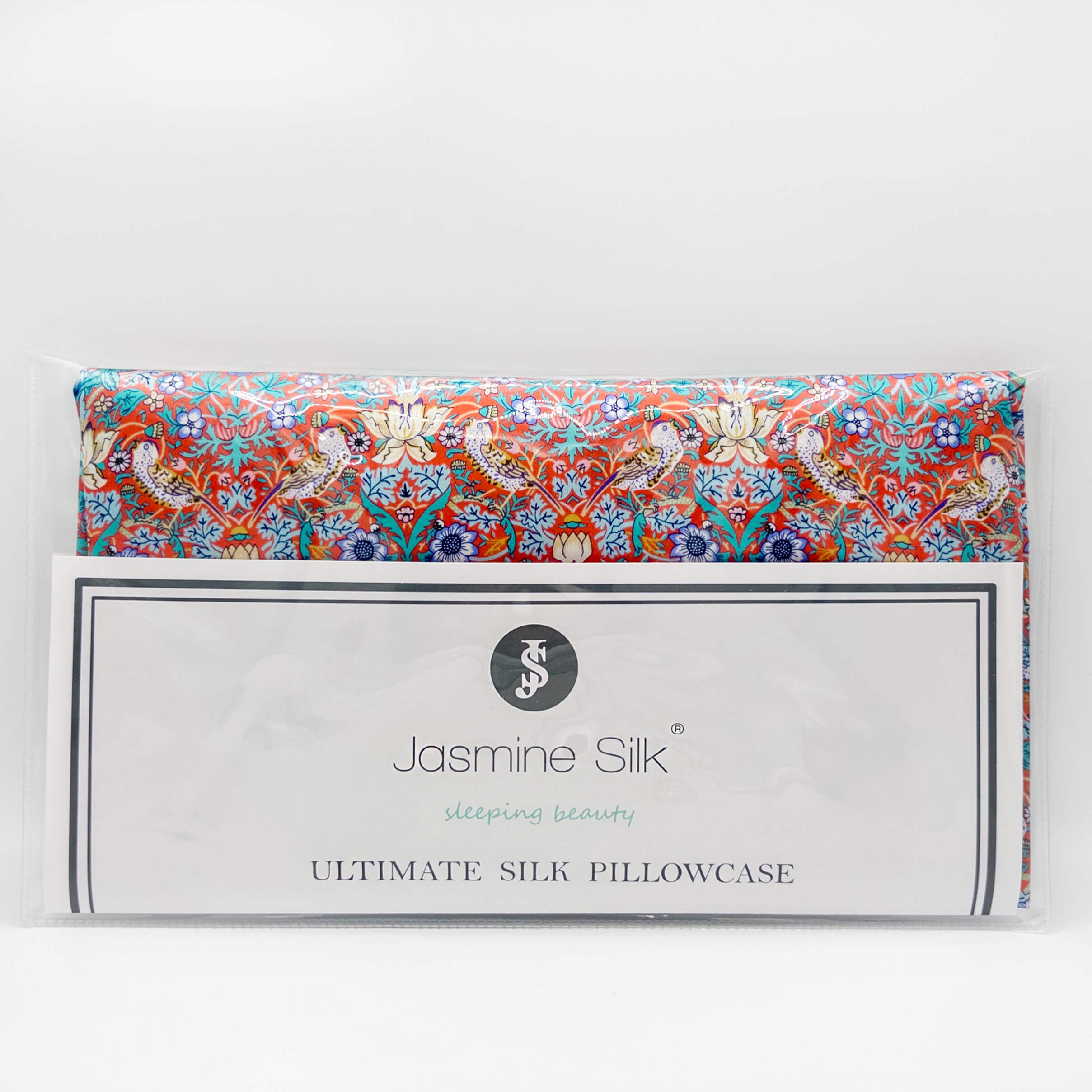 Liberty Strawberry Thief Tana Lawn Silk Pillowcase
