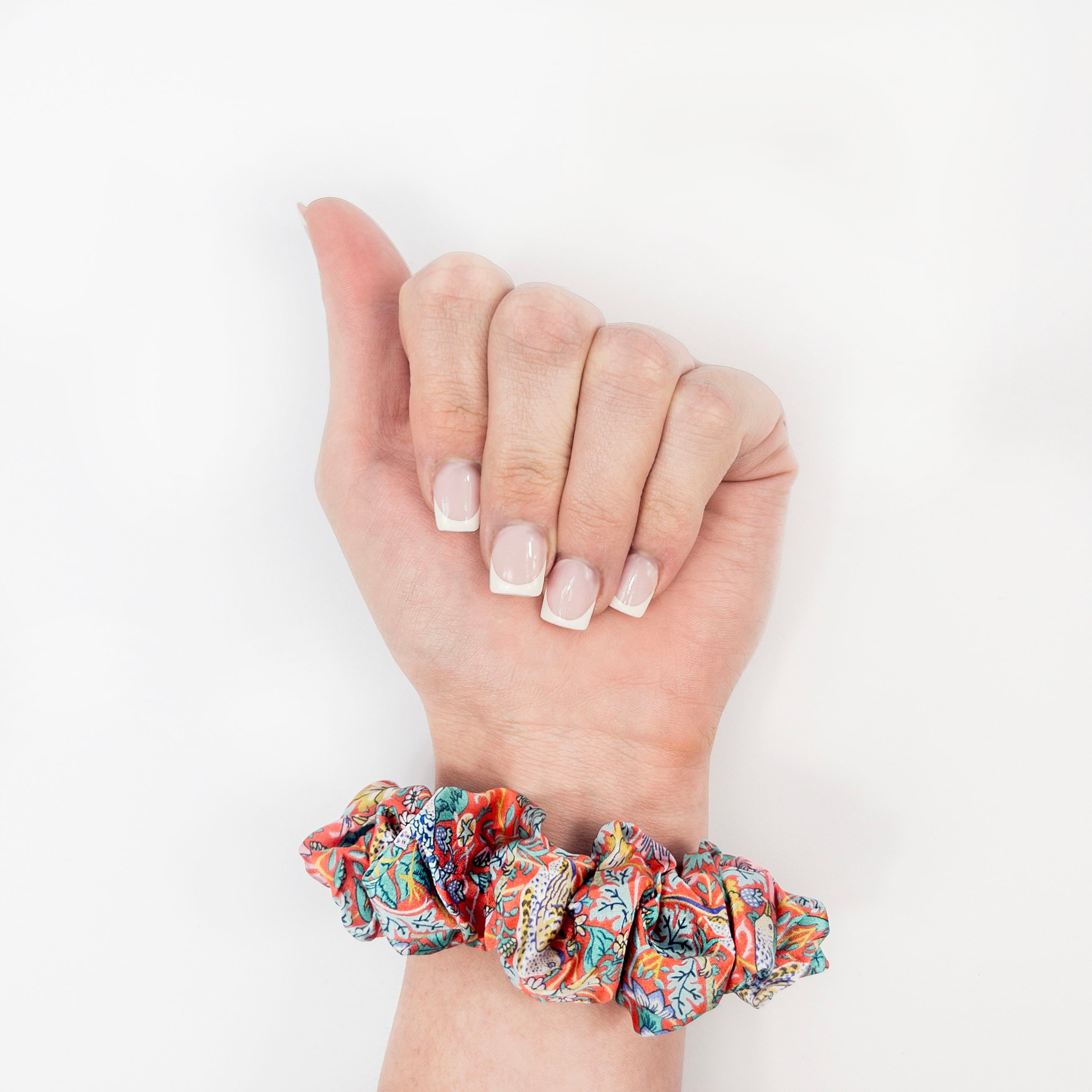 Liberty Fabric Silk Scrunchie