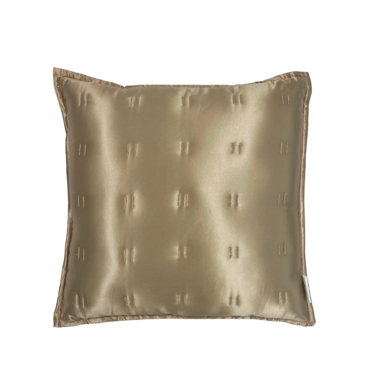 Taupe Pure Silk Cushion