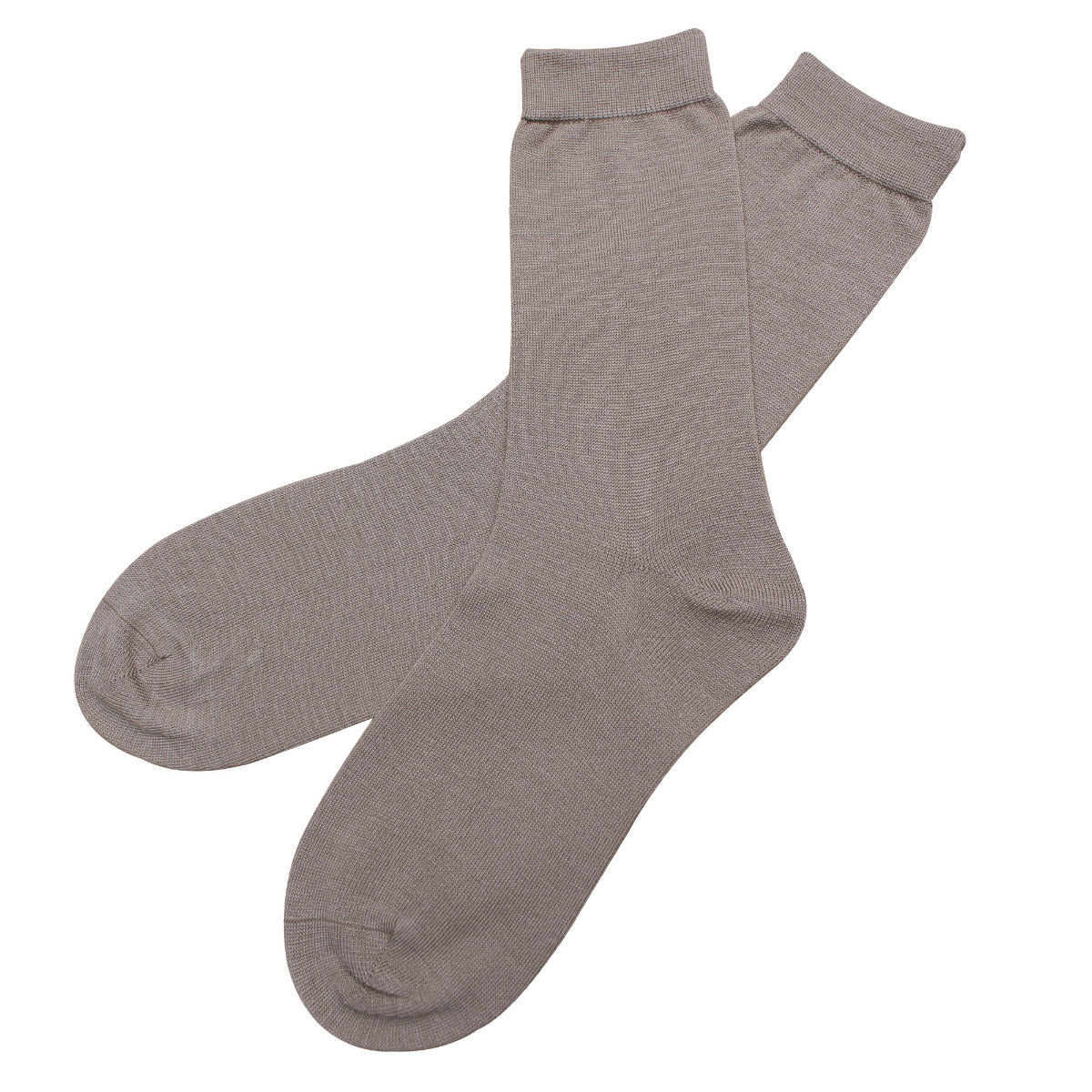 Mens Silk, Evening & Thermal Socks Taupe