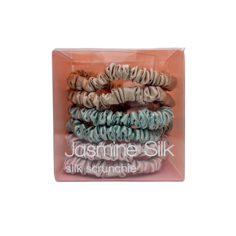 Silk Hair Scrunchies Skinny Box