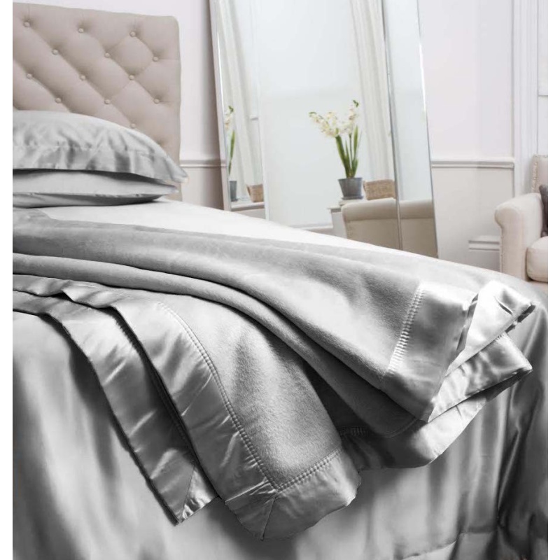 Grey Silk Blanket
