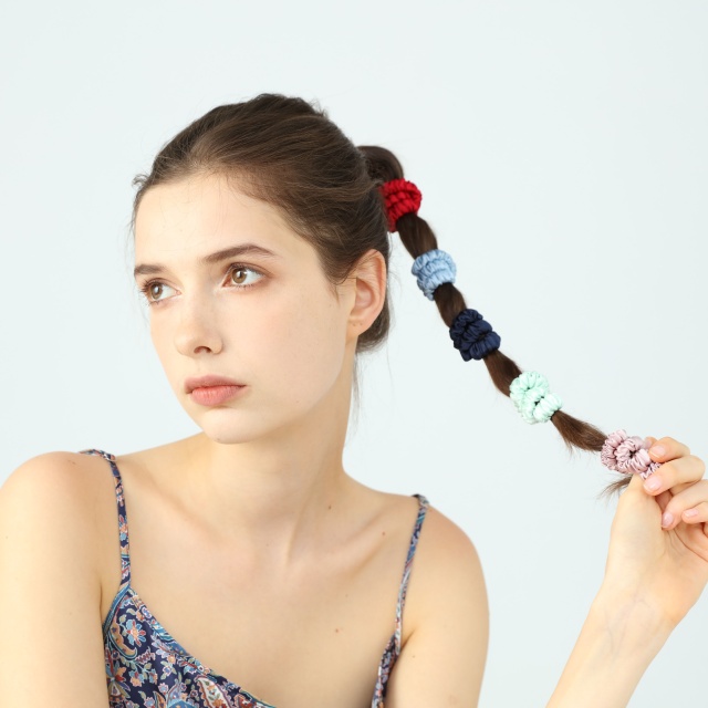 Silk Hair Scrunchie Skinny