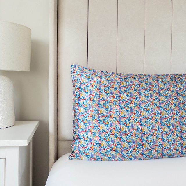 Liberty Poppy Park Silk Pillowcase
