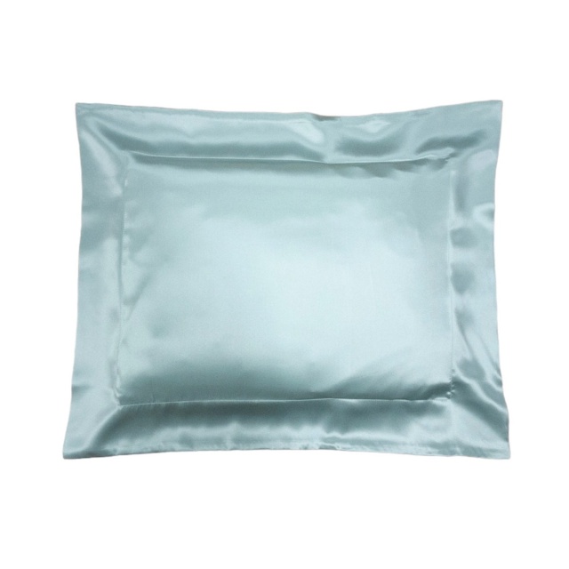 Duck Egg Oxford Boudoir Silk Pillowcase 