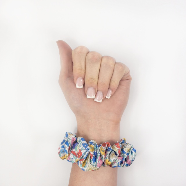 Liberty Fabric Silk Scrunchie 