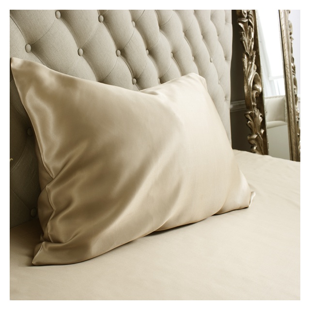 Taupe Housewife Silk Pillowcase