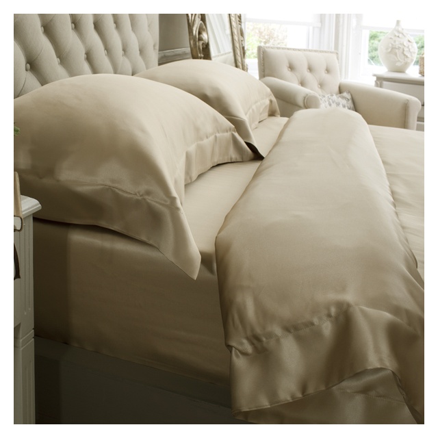 19 Momme Taupe 4PCs Silk Duvet Cover Set