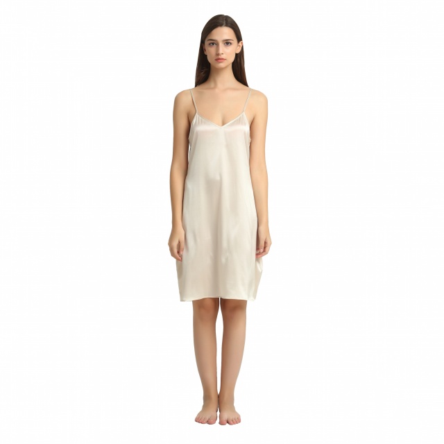 Nude Silk Nightie
