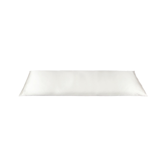 Ivory Bolster Silk Pillowcase