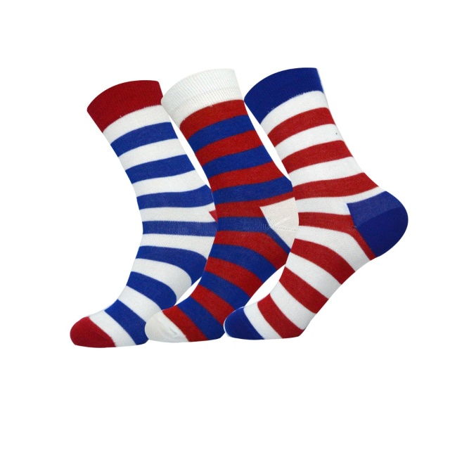 3 Pairs of Ladies Supersoft Pure Bamboo Socks - Wider Stripe 