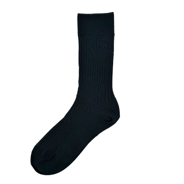Ladies Ribbed Silk Thermal Socks