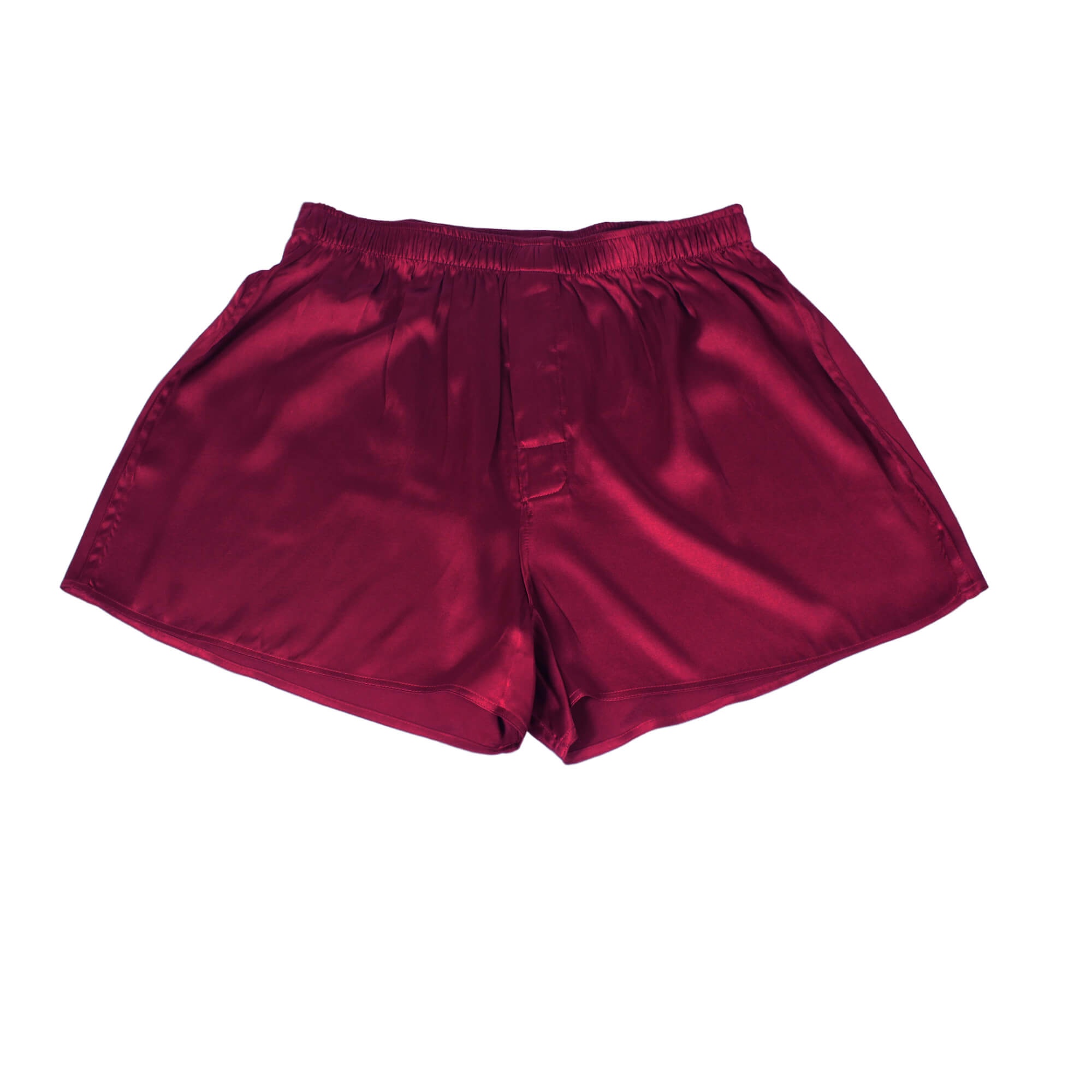 Men s Burgundy Silk Boxer Shorts Jasmine Silk