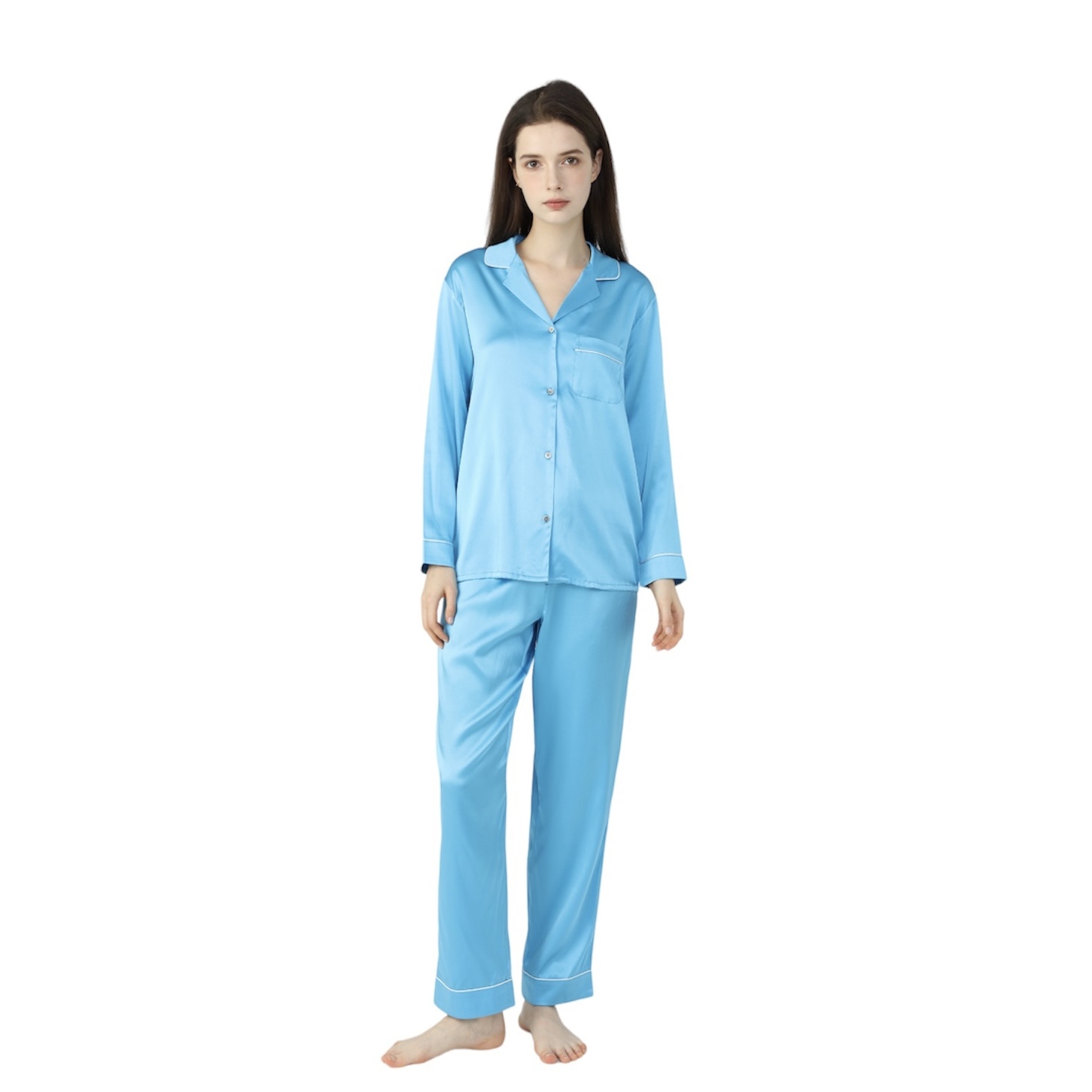Raw silk pajamas clearance