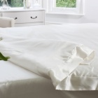 19 Momme Ivory Silk Duvet Cover