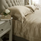 19 Momme Taupe 3PCs Silk Duvet Cover Set