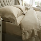 19 Momme Taupe 4PCs Silk Duvet Cover Set