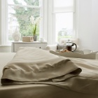 19 Momme Taupe Silk Duvet Cover
