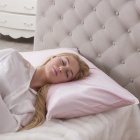 Pink Housewife Silk Pillowcase